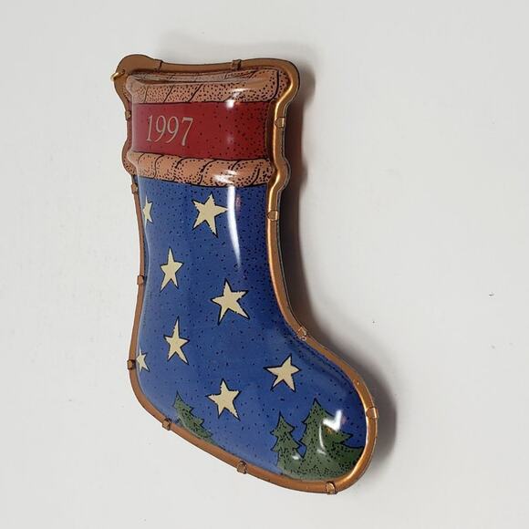 1997 Hallmark Daughter Pressed Tin Keepsake Holiday Christmas Ornament - Picture 7 of 11